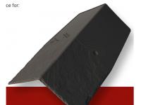 The Plastic Ridge for Roof Tile/Roof Plastic Ridge,Plastic Extrusion Roof Tile, Roof Plastic Ridge Factory 