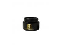 1oz child resistant matte black glass jar