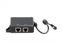 PT-PSE105GWS-2D is a single port midspan Injector with 4 Pair PoE up to 60 watts of power at 55 VDC at 1.10 amp.