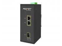 PT-POS301GWS-AD is a single port midspan Injector with 4 Pair PoE up to 60 watts of power at 55 VDC at 1.10 amp