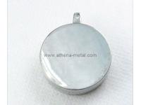 Round Metal Solid Perfume Container   perfume container    perfume caps manufacturers   Solid Perfume Case