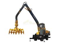 40 Ton Hydraulic Wheel Excavator with Grapple/Log Grab