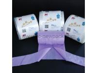 Hdpe/Ldpe C-flod-T-shirt-Bags-on-Roll