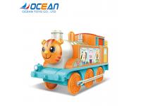 Train toy musical light electric battery ride on car for kids