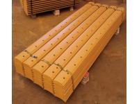 Double bevel curved grader blades