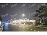 Dragon boat plaza competition stand membrane structure