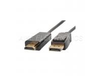 Displayport Male to HDMI Male Adaptor Cable,Support 1920x1080@60HZ