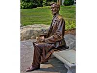 American Lincoln Memorial Bronze Statue
