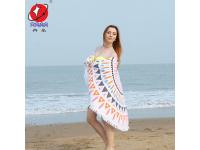 Printed Round Beach Towel