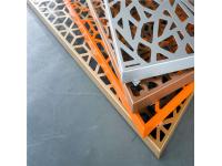 Aluminum baffle ceiling