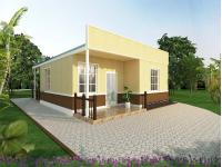 3E prefab house-two bedrooms Energy conservation, Environmental protection and Easy assembled house