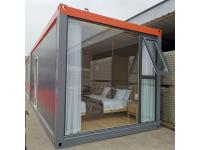 Steel Prefab Prefabricated House Building Contain Hotel Flat Pack House