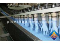 What is the latex gloves production line?