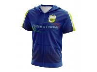 100% Polyester Custom Sublimated Basketball hooded shooting shirt