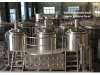500L Three Vessels Brew House For Canada Clients