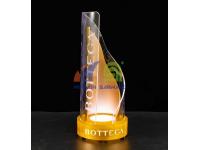 Gold Two Layers Wavy Bottle Presenter  LED bottle presenter for nightclub  bottle presenter