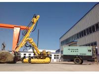 High-performance split-type pneumatic drilling rig