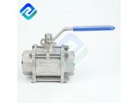 Hot selling stainless steel 3 pcs 1/4~4 inch stainless steel 304/316 ball valve