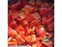 Frozen Red Pepper cubes
