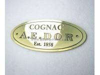 Oval Metal Lables  OEM Metal Label   cosmetic packaging companies   metal packaging  wine bottle Label