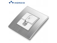K310 Stainless/ Acrylic/ PC /Glass Silver and Golden Euro BS Standard Wall Electric 2P+E Socket Outlet and Square/Circle