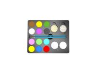 ES-PO-009 12 Customized Color and 2 Brushes 2 Glitter 2 Sponges