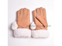 China sheepskin gloves nappa black