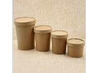 Kraft Soup paper cup with lid