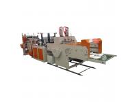 Full-automatic Four-roll Feeder Double Lines Cold Cutting T-shirt Bag Making Machine