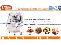 SY-800 Automatic chocolate-filled soft biscuit cookie encrusting machine