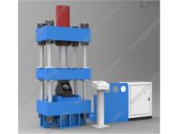 What is the cause of the hydraulic machine crawling?