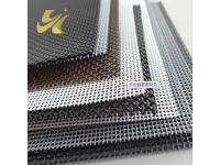 Fireproofing fiber glass window screen