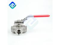 China wholesale 1/4~4 inch ball valve stainless steel 304 316 three way ball valve
