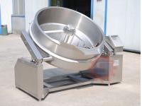 Tomato sauce jacketed kettle with mixer   Steam industrial wok   Gas industrial wok supplier