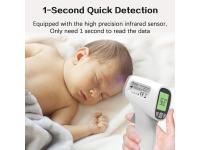 Forehead Thermometer for Adults, Non Contact Thermometers, Forehead and Ear Thermometer for Baby Kids & Adults