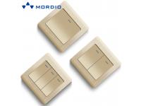 Golden UK Standard BRISTOL 1gang Switch Light and 5pin Multiple Sockets with 2.1A USB Outlets