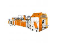 Full-automatic Double Line T-shirt Rolling Bag Making Machine with Core