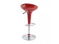 ABS plastic chrome base swivel adjustable bar stool