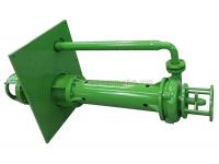 Vertical submerged slurry pump