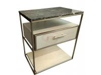 Hotel Nightstand with 1pc Drawer and Stone Top