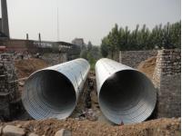 Galvanized Corrugated Steel Pipe Galvanized corrugated metal pipe  Steel corrugated pipe China