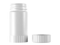 220mL HDPE Double Bodies Pill Bottle-07220