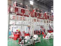 High Speed Single Screw Double Die Heads Film Blowing Machine