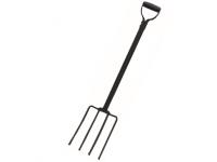 D Shape Digging Fork With Steel Handle