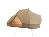 6x4m Luxury Glamping Emperor Bell Tent   Luxury Canvas Tent supplier    large family tent Exporter