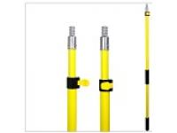 FIBERGL ASSTELESCOPIC POLE WITH FLIP CAM LOCK