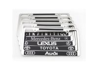 American stainless steel carbon fiber license plate frame    American car license plate frame  