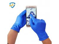High quality disposable blue nitrile gloves of powder free