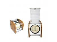 Bamboo Wood Piano Lacquer Wood Watch Winder Box for Automatic Watches Double   watch winder suppliers 