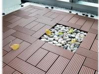 What performance and characteristic does outdoor model wood floor have?